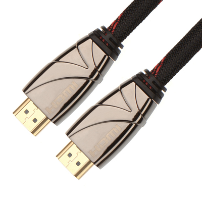 Cable redondo de alta velocidad de la garantía HDMI de 1 año longitud de 1 M con 3D 4K 1.4V 2.0V