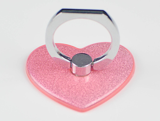 Tenedor elegante/Kickstand del anillo de finger del teléfono con forma del corazón 360°Rotation