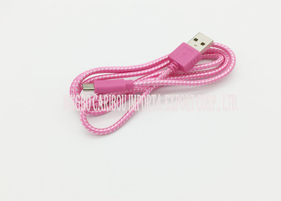 Cable micro USB de la carga por USB del diseño profesional una longitud masculina de la entrada el 1m