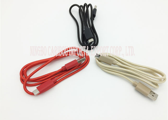 Cable del Usb del diseño/cargador de alta velocidad patentados del cable de datos con el tipo conector de C