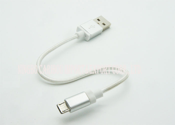 Mini 8 longitud modificada para requisitos particulares del color 1M del cable de datos del Pin Iphone con el nilón trenzado