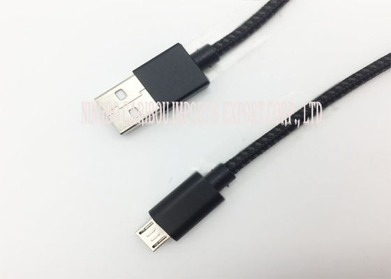 Cable de datos de Android de la longitud de 1 M/abrasión micro del cable de la carga por USB resistente