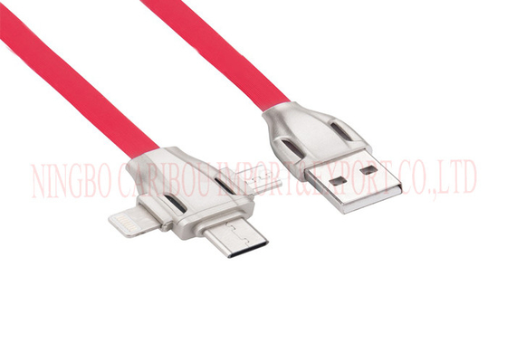 3 en 1 cordón múltiple del cargador del cable del USB, cable móvil de la función multi USB