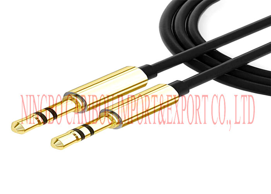 1 - longitud de los 5M 3,5 milímetros del mini del auricular del cable de audio estéreo de cordón aux. alambre de la extensión